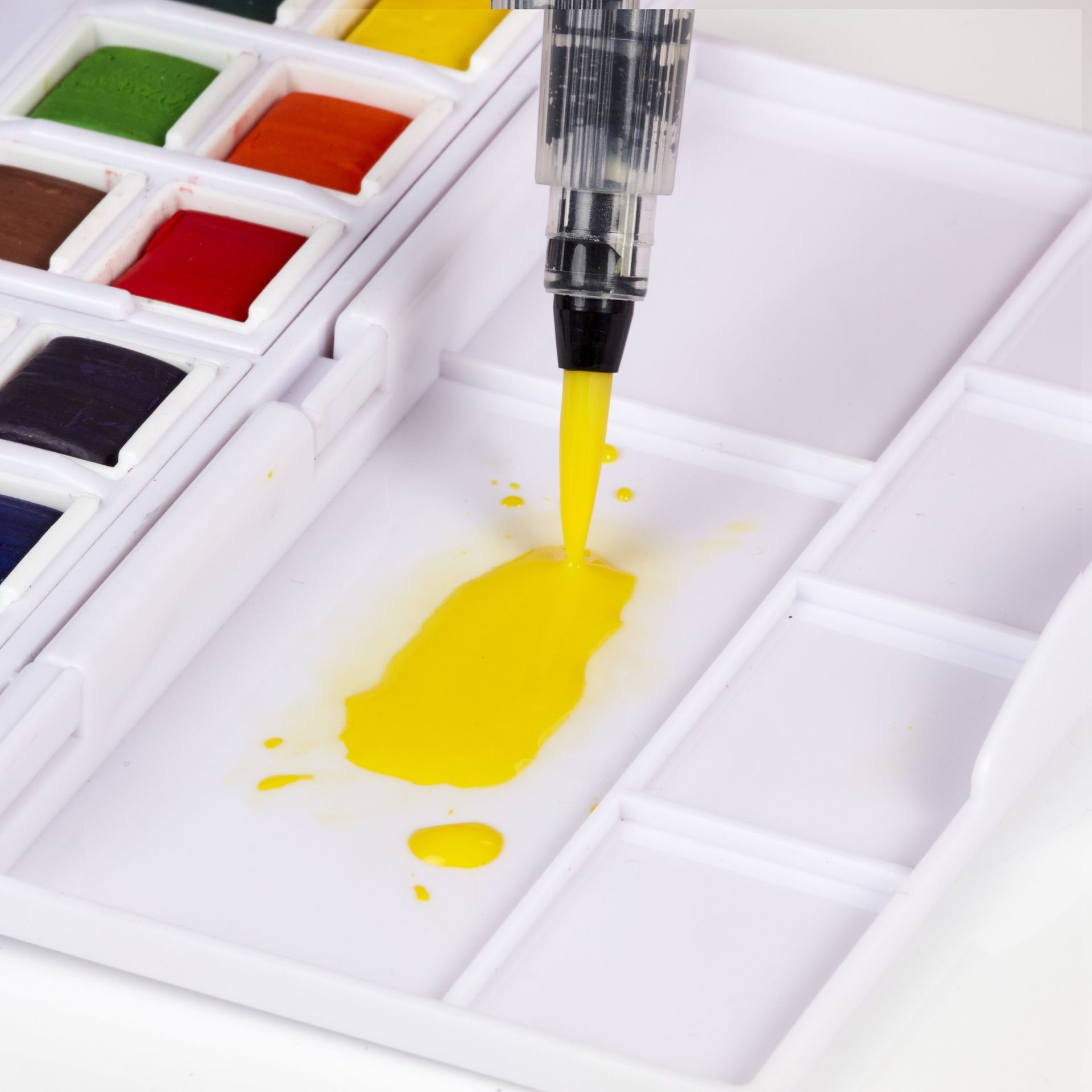 Derwent Watercolour Paint Pan Set 12 sävyä