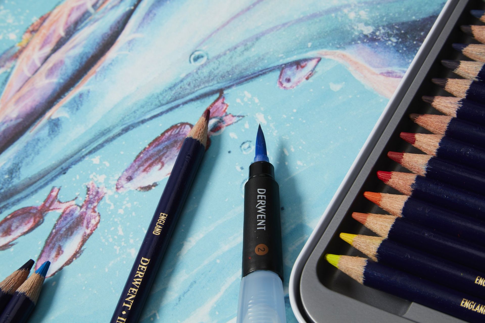 Derwent Inktense 1800 Baked earth