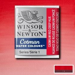WN Cotman 1/2 (1,7ml) 098 Cadmium Red Deep Hue, akvarellivärinappi x