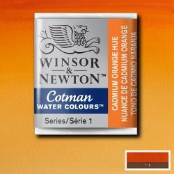 WN Cotman 1/2 (1,7ml) 090 Cadmium Orange Hue, akvarellivärinappi x
