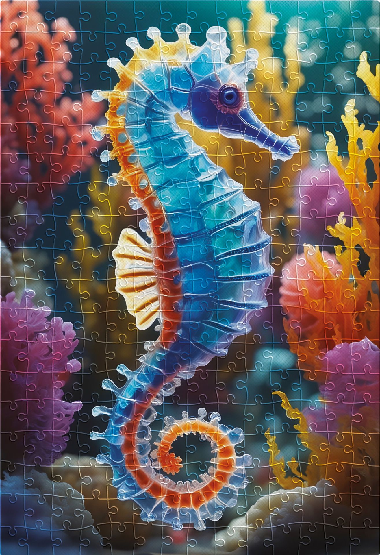 Palapeli 250 palaa Interdruk - Colourful Nature 7 Sea Horse