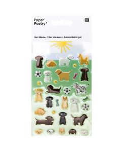 Tarrasetti Paper Poetry - Gel stickers Dogs