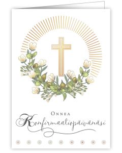 2-osainen kortti Quire - Rippi risti