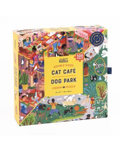 Palapeli 500 palaa Professor Puzzle - Cat Café & Dog Park