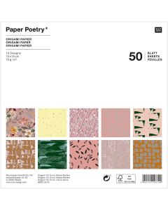 Origamipaper, 50 kpl cm Rico Design - Nature Matters