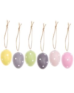 Pääsiäismuna 6kpl Rico Design - Dotted