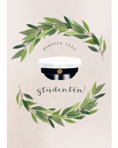 2-osainen kortti Henna Adel - Grattis till studenten