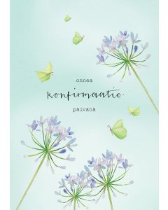 2-osainen kortti Henna Adel - Onnea konfirmaatiopäivänä