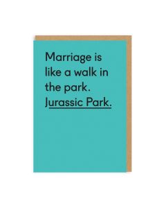 2-osainen kortti Ohh Deer - Jurassic Park