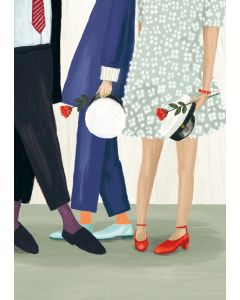 2-osainen kortti Johanna Ilander - Ylioppilaat