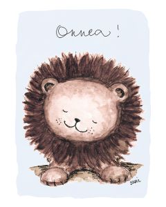 Postikortti Sari's Artwork - Onnea! Leijona