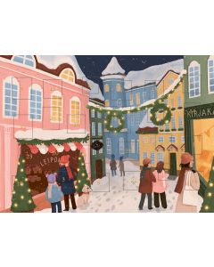 Joulukalenteri A4 Putinki Sandberg - Joulukatu