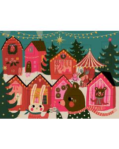 Joulukalenteri A4 Putinki Mallius - Joulumarkkinat