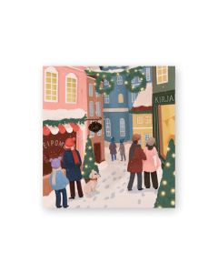 Pakettikortti joulu Putinki Sandberg - Joulukatu