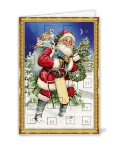 Joulukalenterikortti Quire - Joulupukki