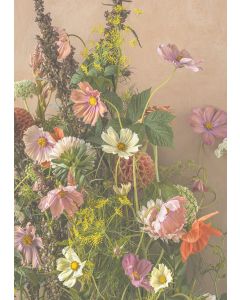 2-osainen kortti Kreetta Järvenpää - Kosmoskukat