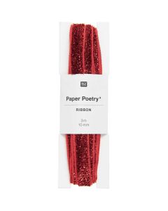 Lahjanauha Paper Poetry - Glitter Red