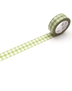 MT masking tape - Checkered Moss Green