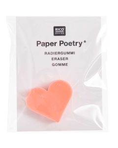Pyyhekumi Rico Design - Heart Neon Orange