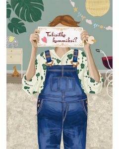 2-osainen kortti Johanna Ilander - Tulisitko kummiksi