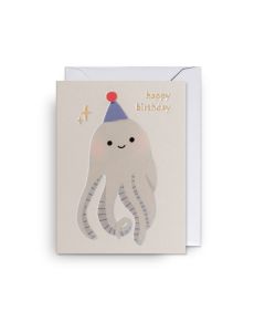 Pikkukortti Lagom - Happy Birthday Mustekala