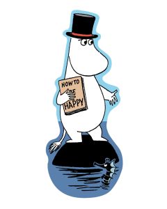 Kirjanmerkki Putinki Muumi - Muumipappa How to be Happy