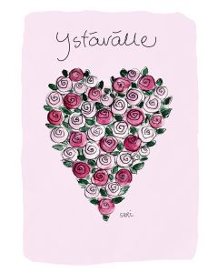 2-osainen kortti Sari's Artwork - Ystävälle