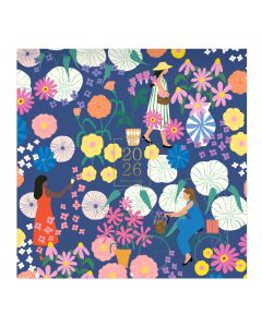 Seinäkalenteri 30x30cm Putinki - Polka Paper 2026