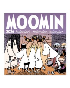 Seinäkalenteri 20x20cm Putinki - Muumi 2026