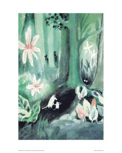 Juliste Putinki Muumi 50x70cm rullattu - Suuri tuhotulva