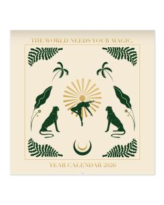 Seinäkalenteri 20x20cm Putinki - Uhana Design 2026