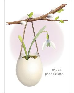 Postikortti Henna Adel - Pajunoksa Hyvää pääsiäistä