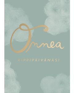 2-osainen rippikortti Putinki Letters - Onnea rippipäivänäsi