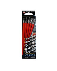 AC Raapeterä- ja varsipakkaus, 5 terää ja 5 vartta