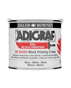 Adigraf Oil Block Printing 250 ml White, Korvaa 5900088