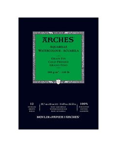 Arches 300g A3 (12L1) puolikarkea, 100% lumppu akvarellilehtiö