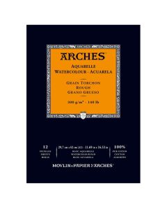 Arches 300g A3 29,7x42cm (12L1) karkea, 100% lumppu akvarellilehtiö