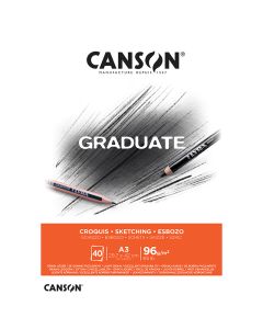 Canson Graduate Sketch A3 96g (40), luonnoslehtiö