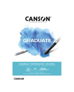 Canson Graduate Watercolor 250g A3 (20), akvarellilehtiö