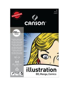 Canson Manga Illustration 250g A3 (12L1), sarjakuvalehtiö