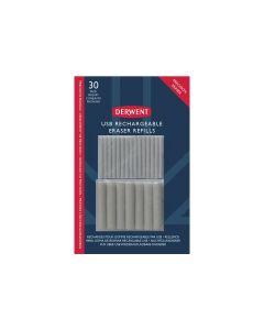 Derwent USB-pyyhekumin täyttöpakkaus 30kpl, 2x15kpl vaihtokumeja, kaksi ko