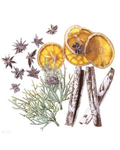 DPC Luonnonkoristeet mix 19 kpl