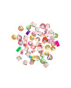 DPC polymeerihelmet 48 kpl 1cm Unicorns/Rainbows