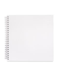 DPC Scrapbook 30,5x30,5 cm 40 sivua valkoinen, ei kuviota