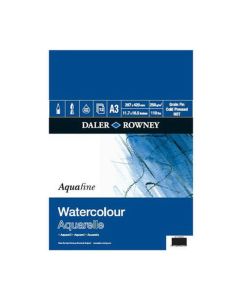DR Aquafine akvarellilehtiö 300g 25x25 (12) PK, 100% selluloosa, 12 sivua, puolikarkea