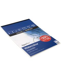 DR Aquafine akvarellilehtiö 300g 40x30 (12) PK, 100% selluloosa, 12 sivua, puolikarkea