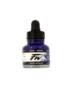 DR FW Acrylic ink 29.5ml 119 Rowney blue, Taiteilijatasoinen muste