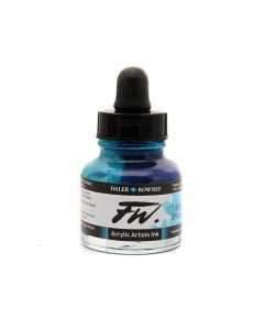 DR FW Acrylic ink 29.5ml 145 Turquoise, Taiteilijatasoinen muste