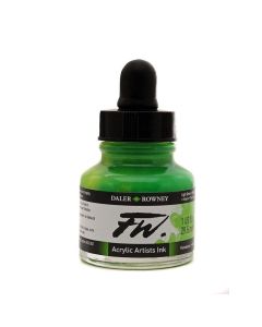 DR FW Acrylic ink 29.5ml 348 Light green, Taiteilijatasoinen muste