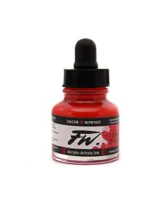 DR FW Acrylic ink 29.5ml 517 Flame red, Taiteilijatasoinen muste